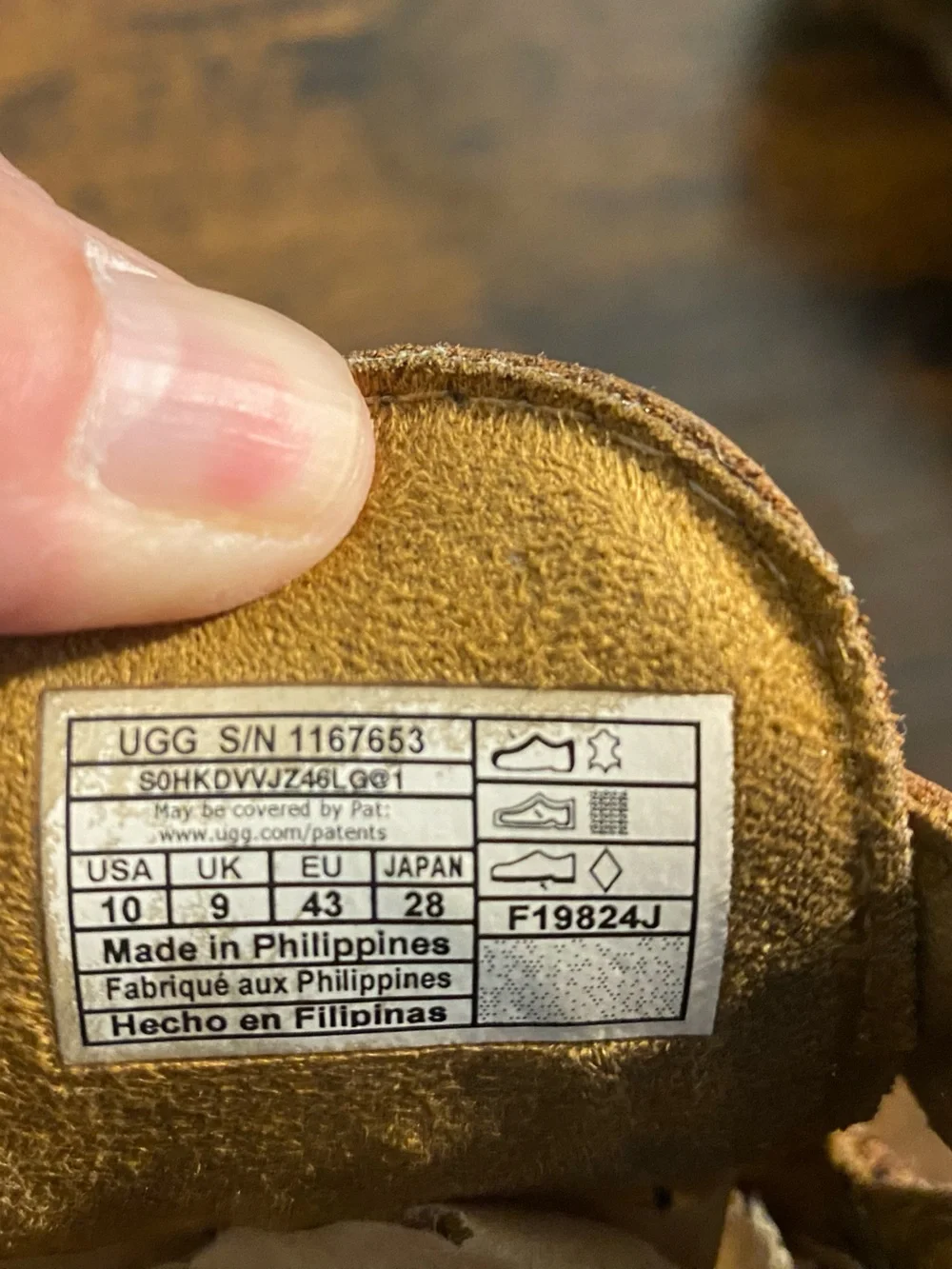 UGG men slip
